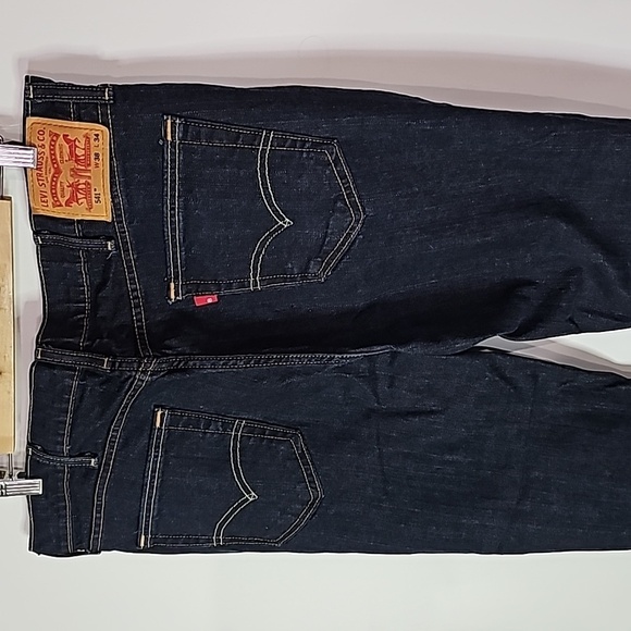 Levi's 541 dark wash 38x34 straight leg jeans - Picture 4 of 7